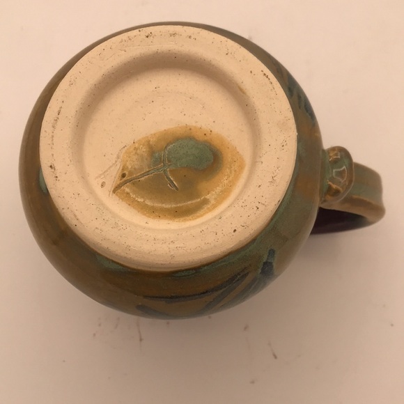 Studio Pottery Artist Signed Stoneware Mug - Picture 5 of 6